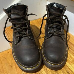 Dr Martens Brown Leather Made in England Boots